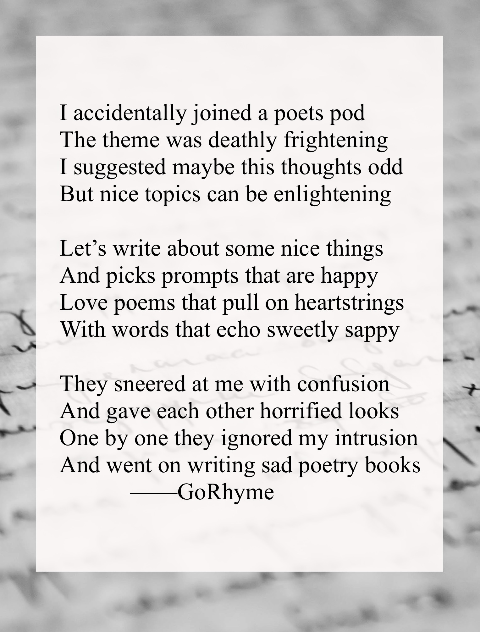 Poetry by Kelly Gray